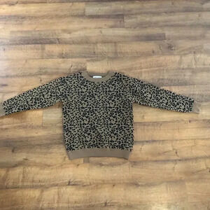 Philosophy Leopard‎ Long Sleeve Womens Pullover Sweater Size Small